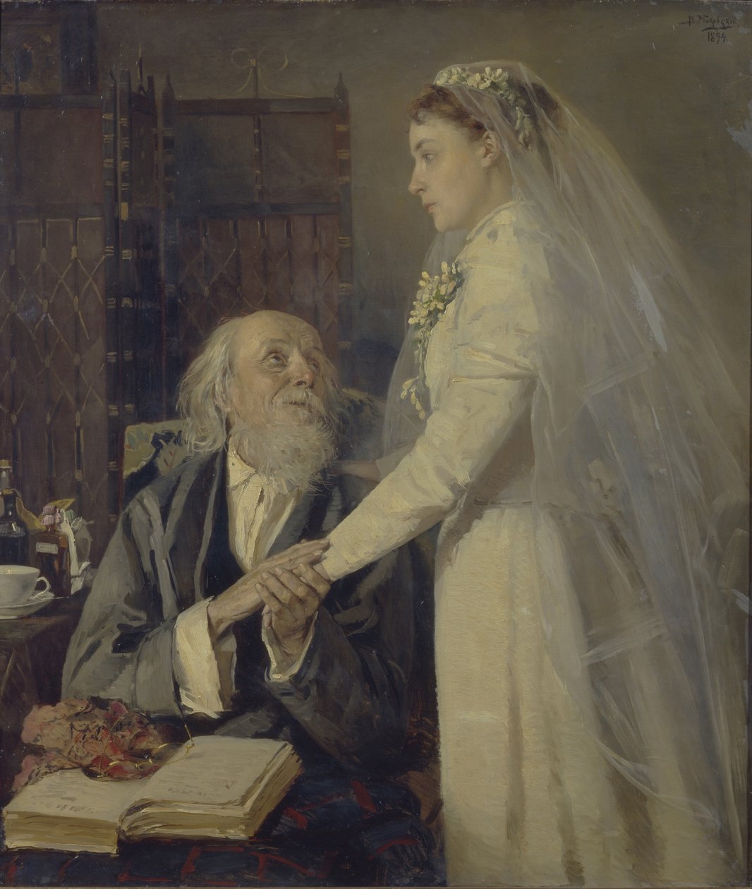 Vor der Hochzeit. Abschied von Vladimir Yegorovich Makovsky