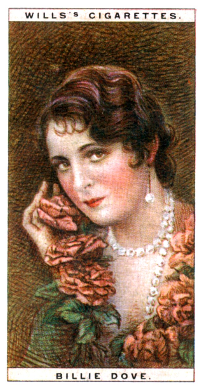 Billie Dove 1903-1997, amerikanische Schauspielerin, 1928 von WD and HO Wills