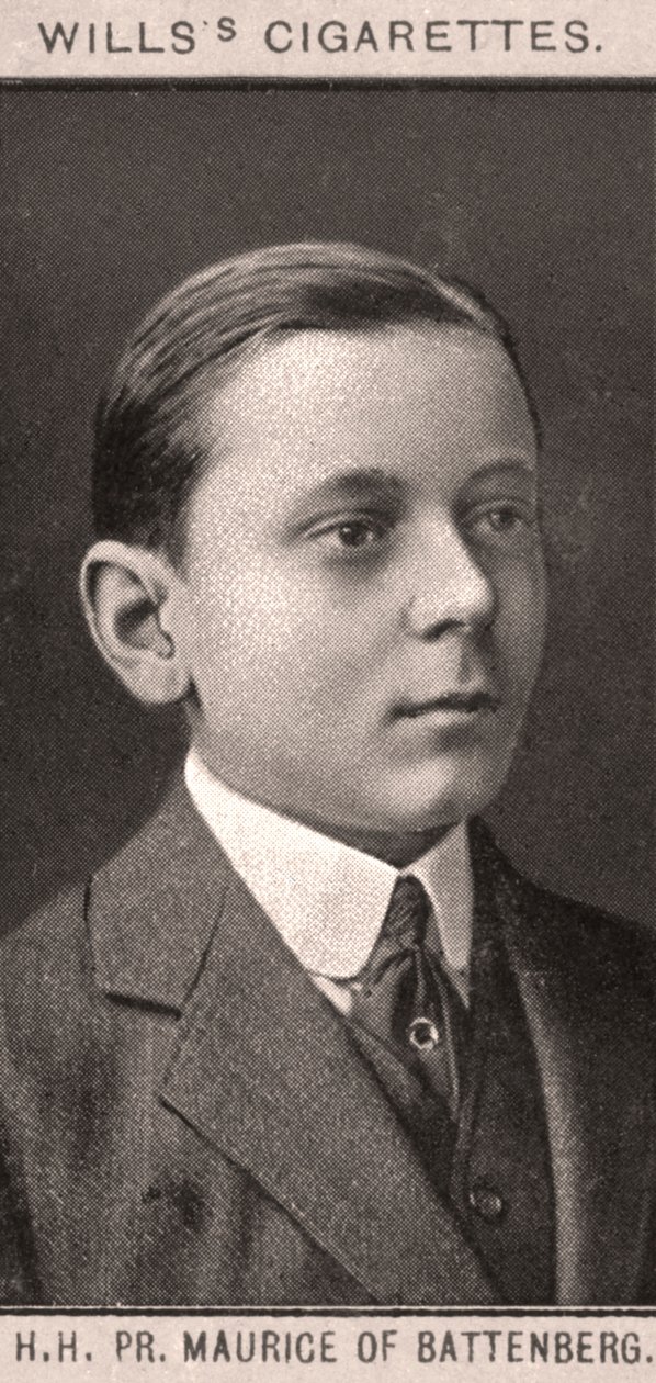 Prinz Maurice von Battenberg, 1908 von WD and HO Wills