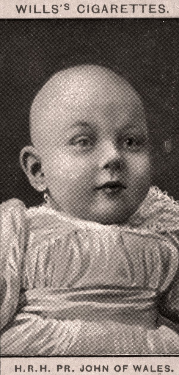 H.R.H, P.R, John von Wales, 1908 von WD and HO Wills