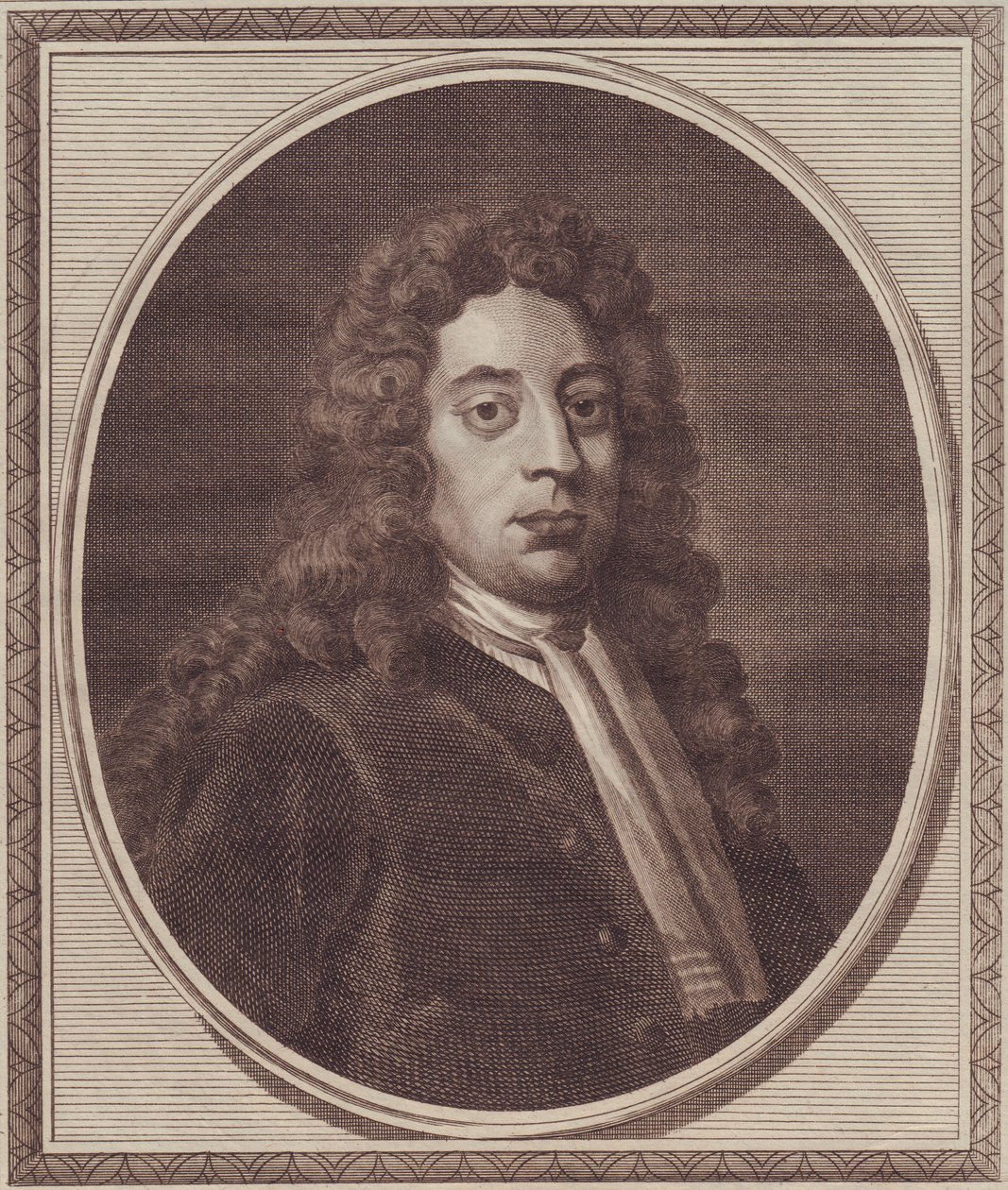 Porträt des englischen Admirals George Byng von John Ward Dunsmore