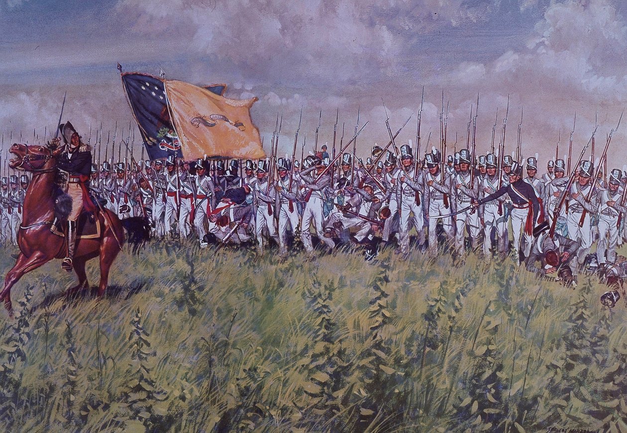 Die Schlacht von Chippawa von John Ward Dunsmore