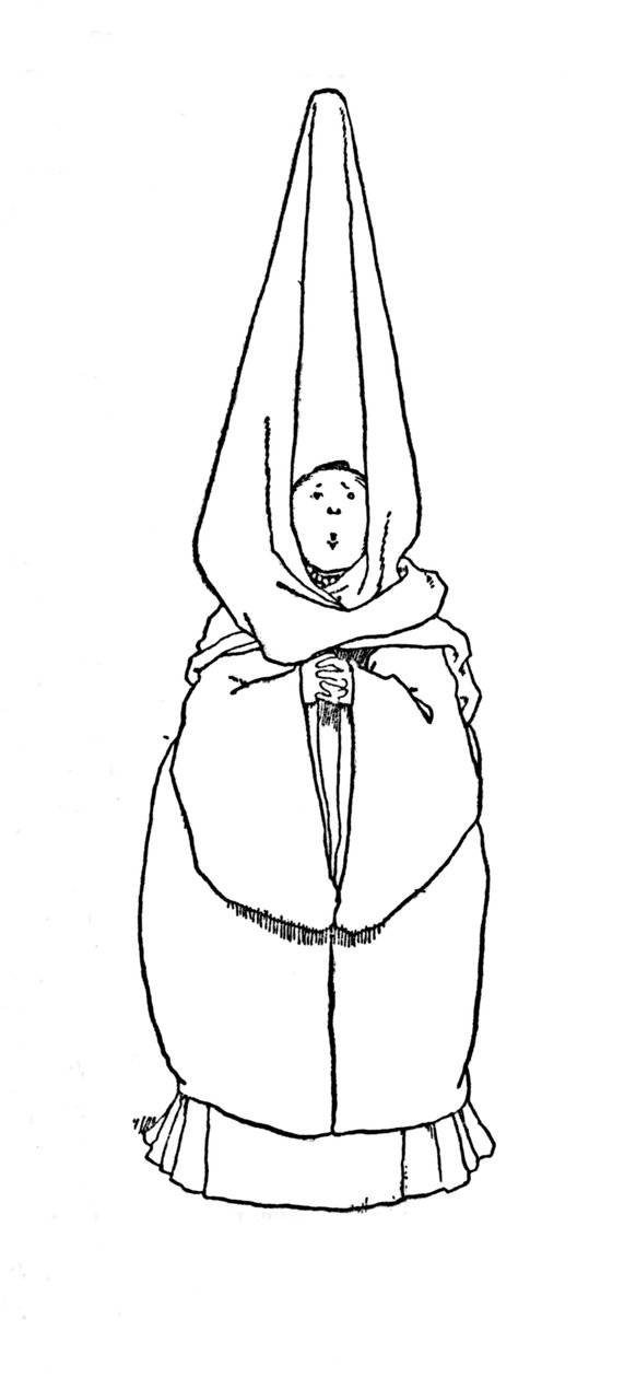 Wirst du uns eine Geschichte erzählen, fragte die Königin, um 1930 von William Heath Robinson