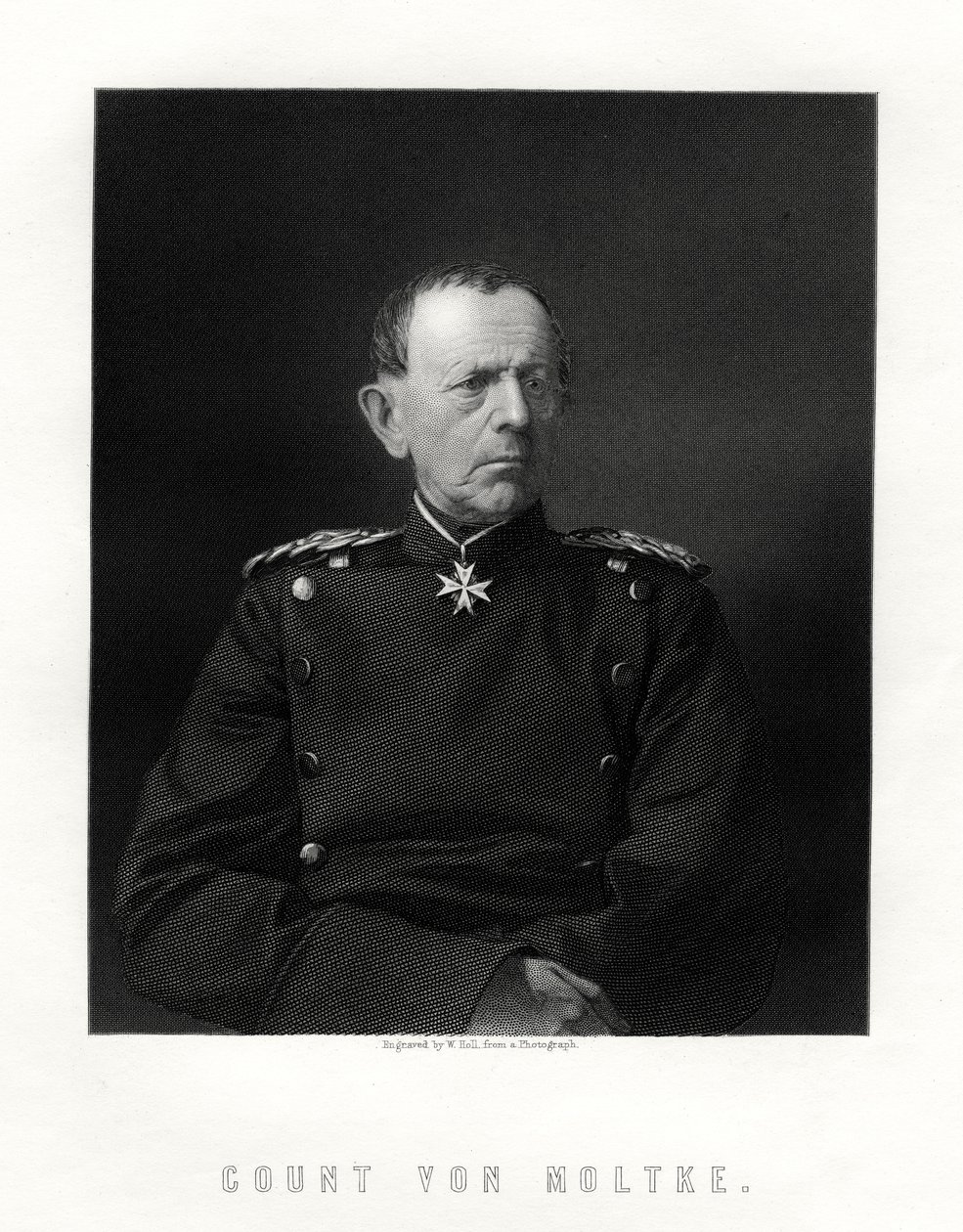 Graf von Moltke, 1800-1891, berühmter deutscher Feldmarschall, 19. Jahrhundert von W. Holl
