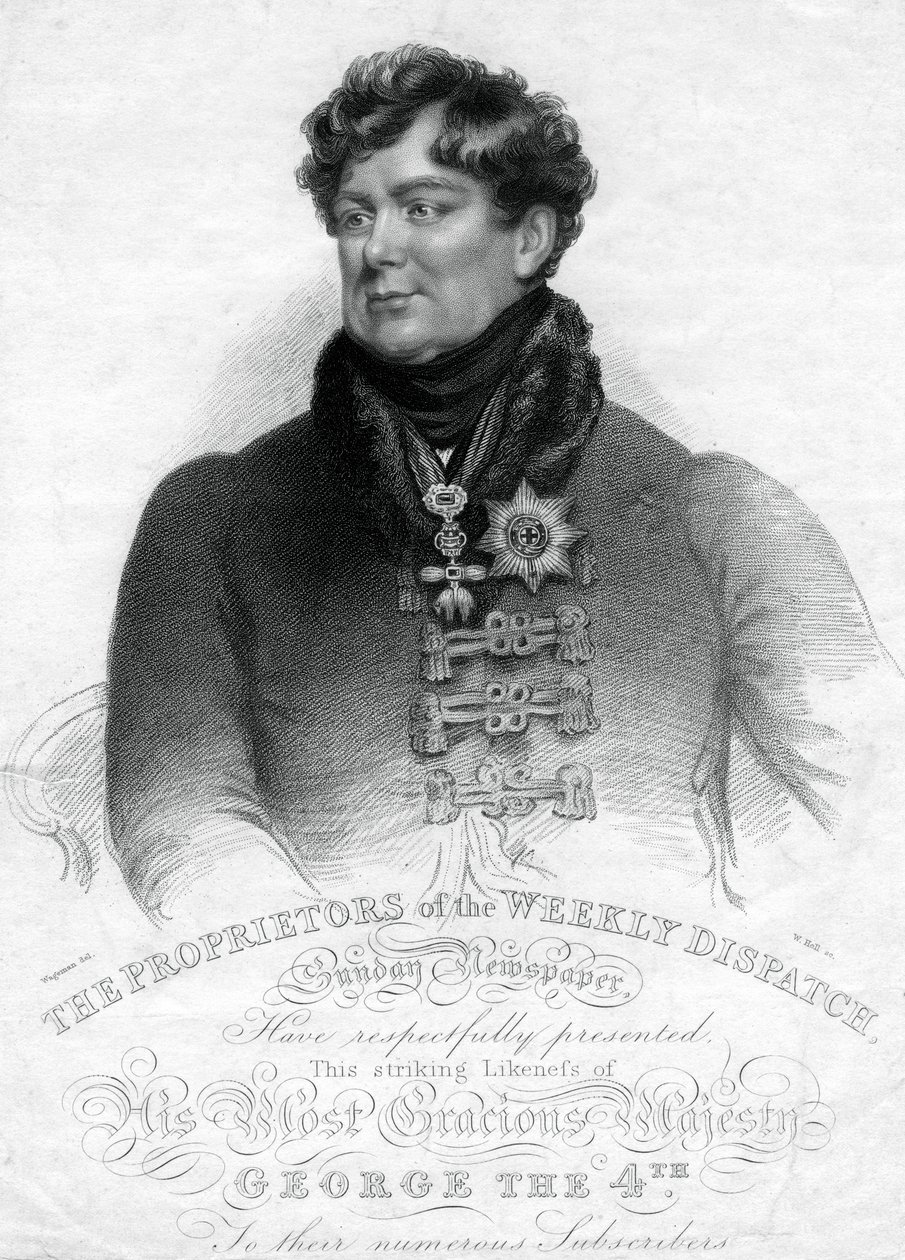 Georg IV., König des Vereinigten Königreichs und Hannover von W. Holl