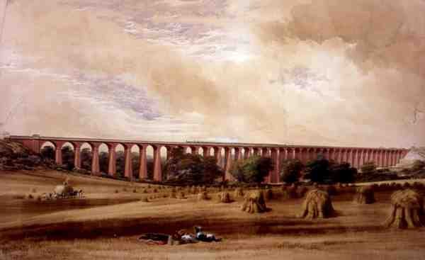 Welwyn Viadukt, ca. 1850 von W. Humber