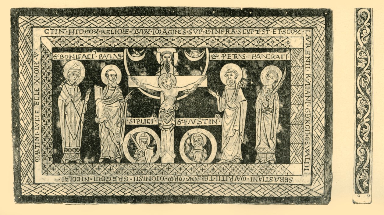 Der tragbare Altar von Hildesheim, ca. 1160-1170, 1881 von W Jones