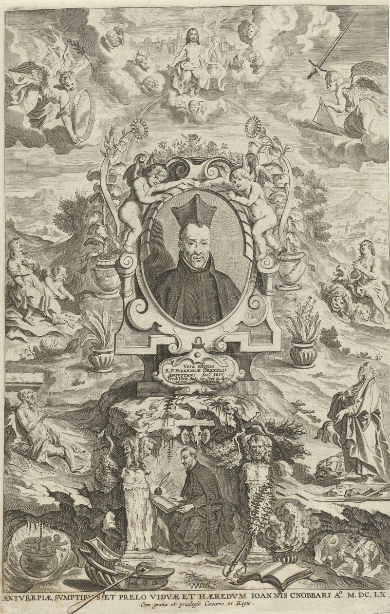 Porträt von Jeremias Drexel von W Merel van