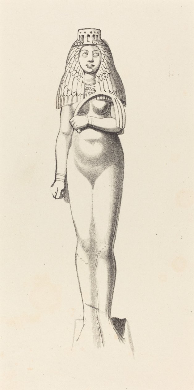 Figur von Bubaste oder Isis von W. Walton after John Flaxman