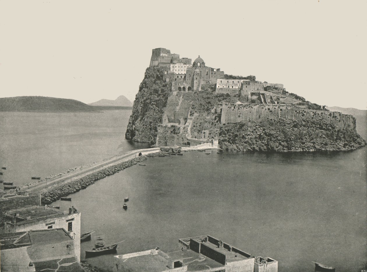 Aragonese Burg, Ischia, Italien, 1895 von W and S Ltd