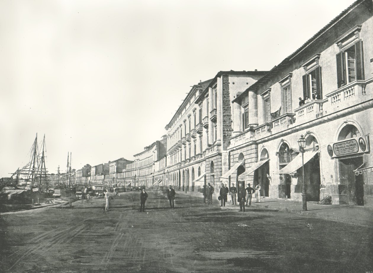 Die Marina, Messina, Sizilien, Italien, 1895 von W and S Ltd