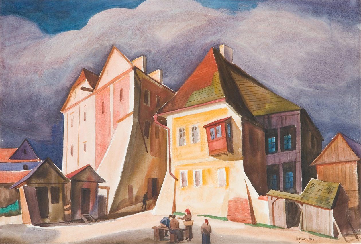 Ansicht von Kazimierz nad Wisłą von Władysław Skoczylas