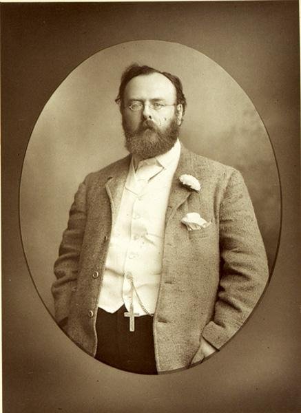 Porträt von Robert Buchanan (1841-1901) von Walery Rzewuski