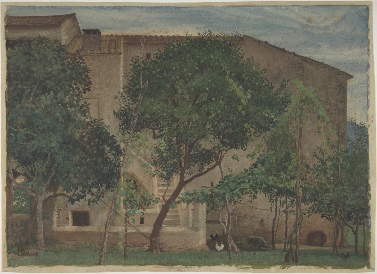 Italienisches Bauernhaus von Walter Crane