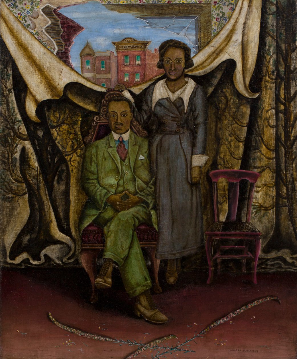 Vater und Mutter—Tintype von Walter Ellison