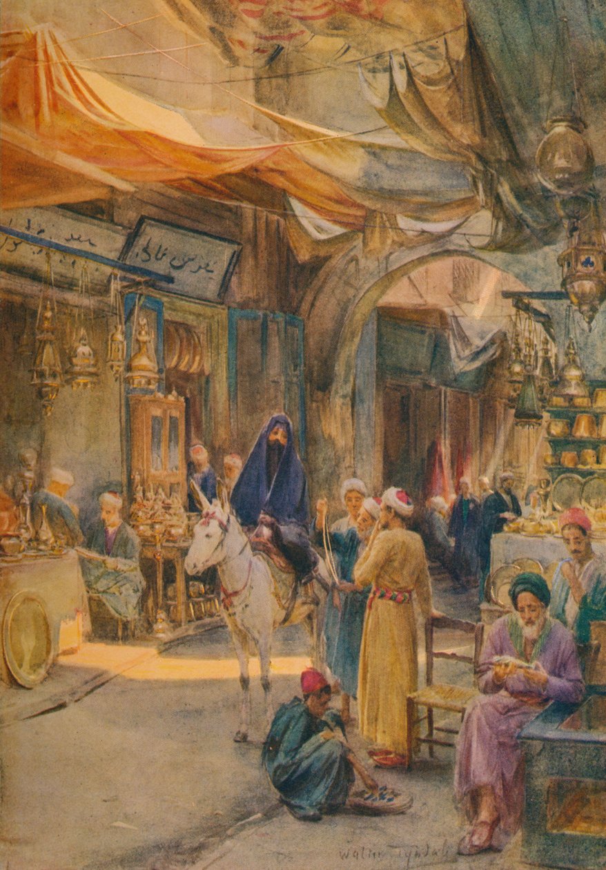 Der Khan Khalil, Kairo, um 1905, 1912 von Walter Frederick Roofe Tyndale