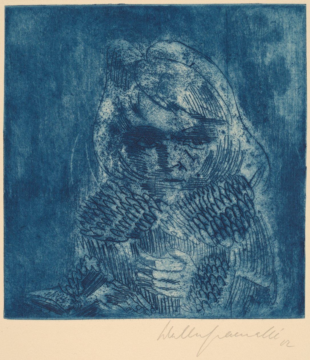 Vogelmädchen, Sonia Gramatté, 1922 von Walter Gramatte