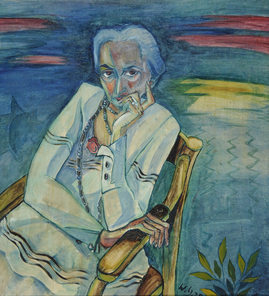 Porträt Rosa Schapire von Walter Gramatte