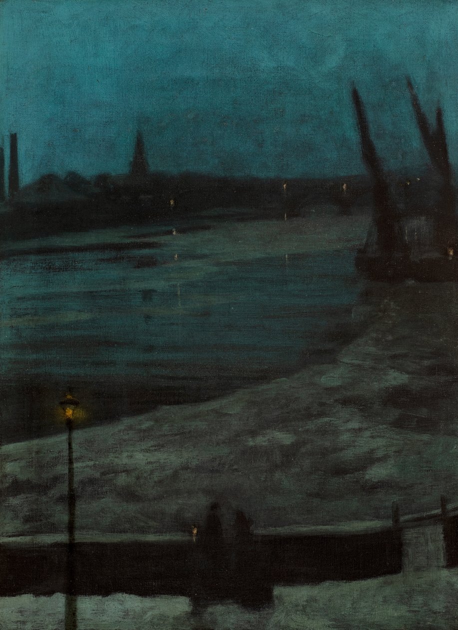 Nocturne, Battersea Reach von Walter Greaves