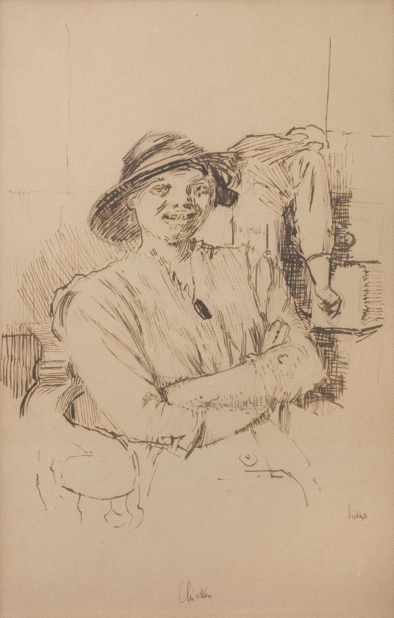 Huhn, um 1914 von Walter Richard Sickert