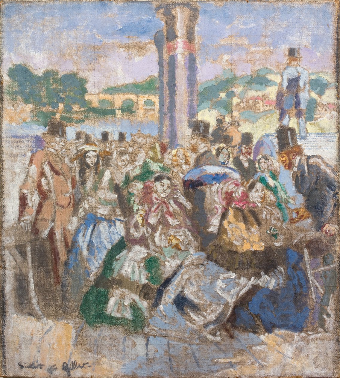 Der Fluss [Nach John Gilbert], um 1930-31 von Walter Richard Sickert