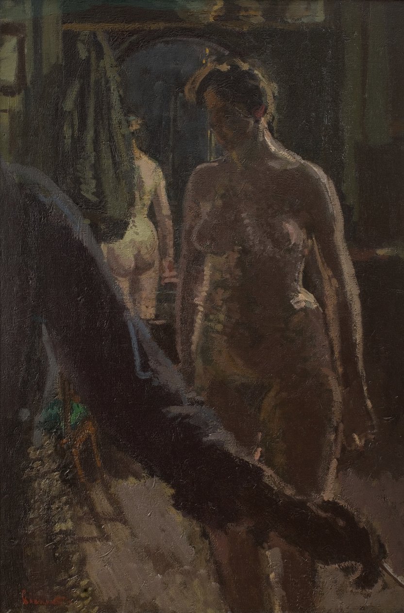 Das Atelier: Das Malen eines Aktes von Walter Richard Sickert