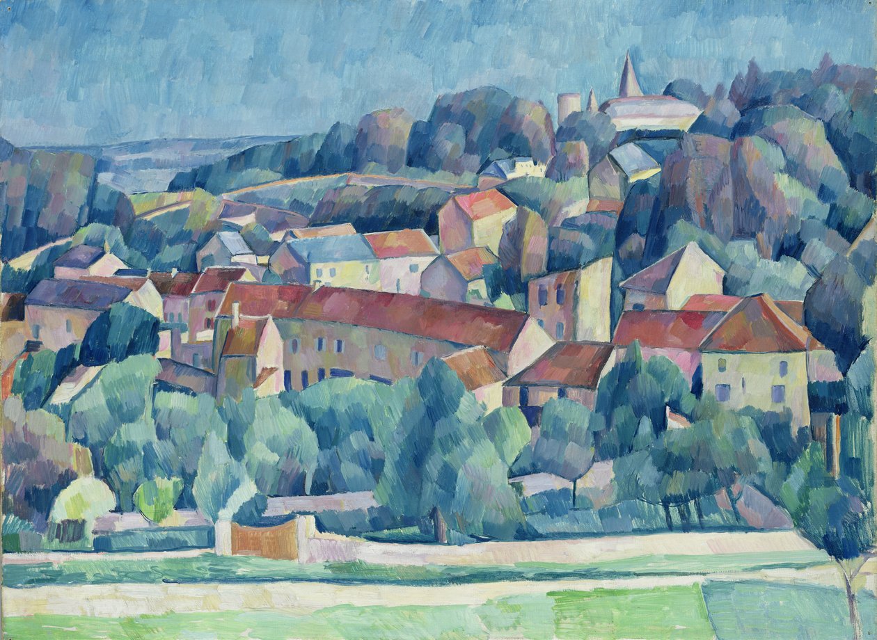 Dorf und Schloss Hardricourt von Walter Rosam