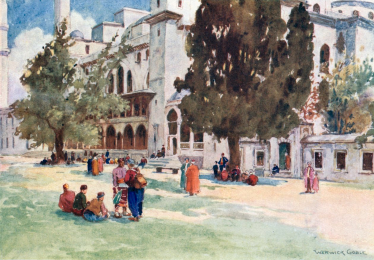 Hof der Suleimaniyeh von Warwick (after) Goble