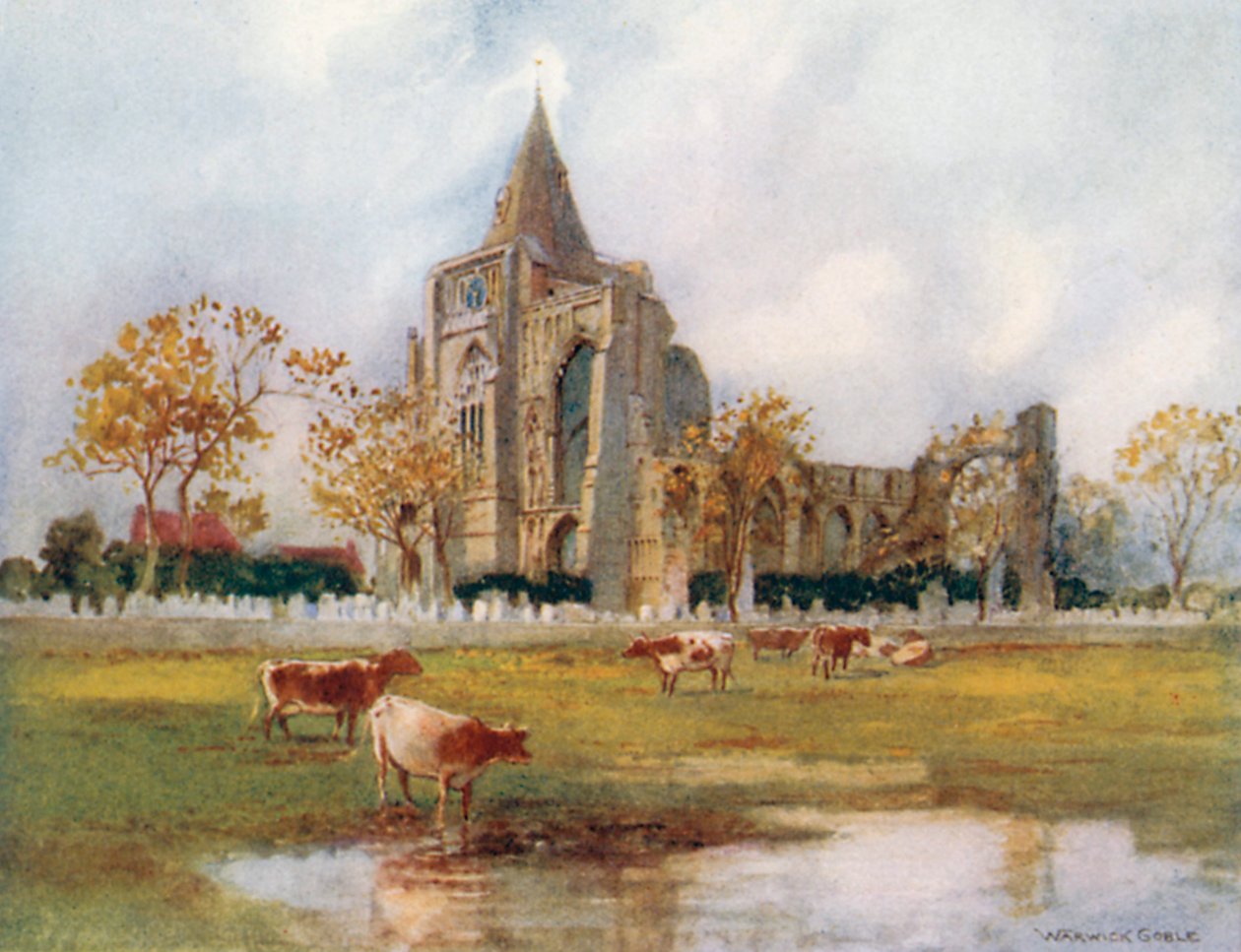 Crowland Abbey von Warwick (after) Goble