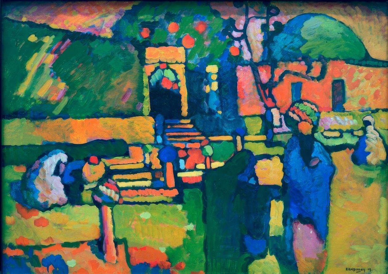 Arabischer Friedhof von Wassily Kandinsky
