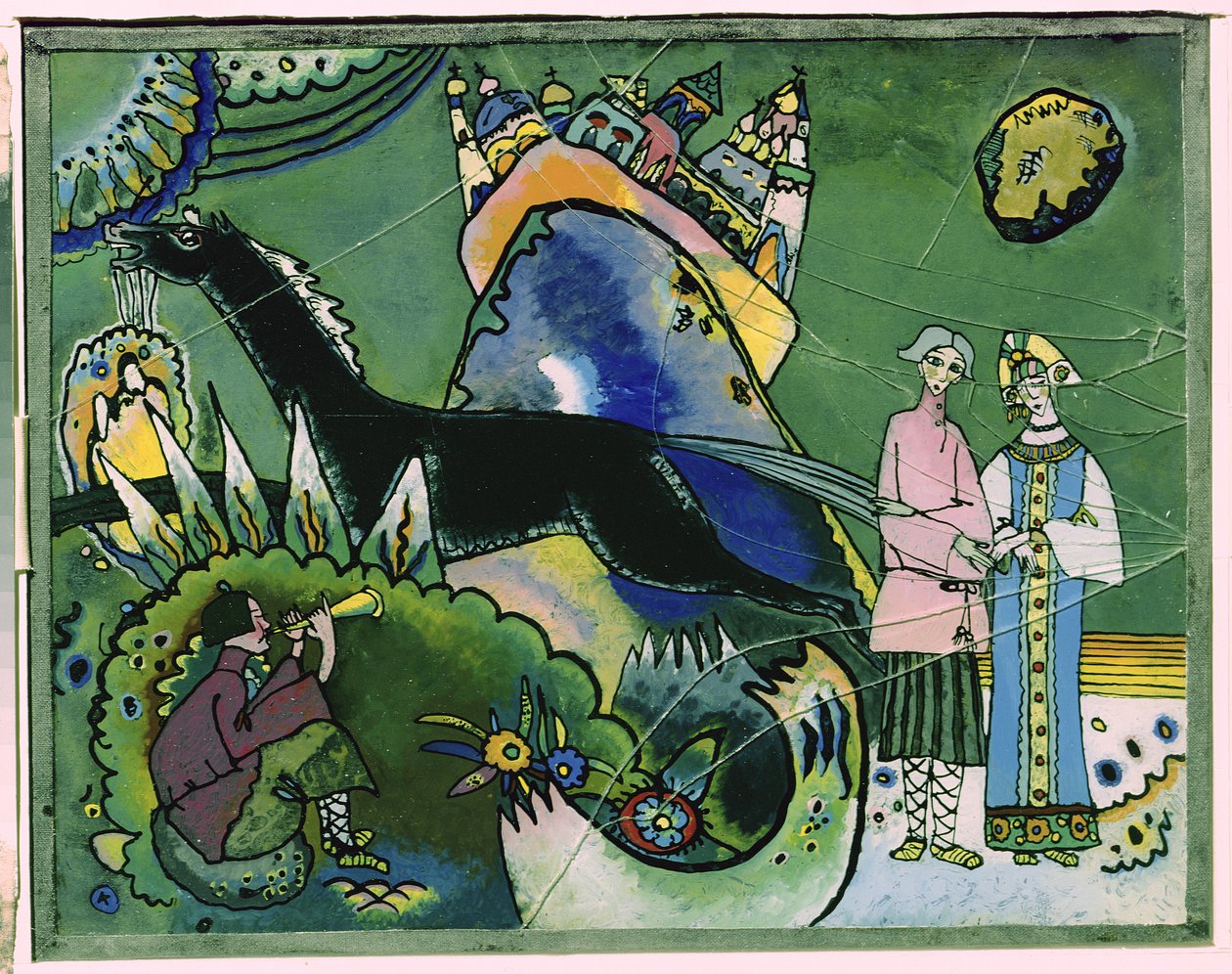 Goldene Wolke, 1918 von Wassily Kandinsky