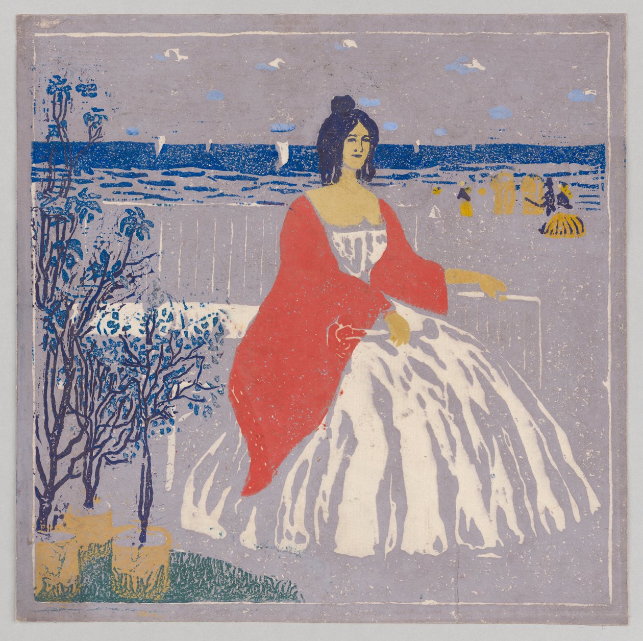 Am Strand von Wassily Kandinsky