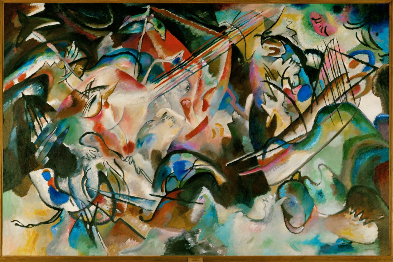 Komposition Nummer 6 von Wassily Kandinsky