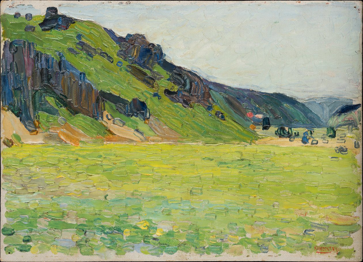 Kallmünz—Hellgrüne Berge von Wassily Kandinsky