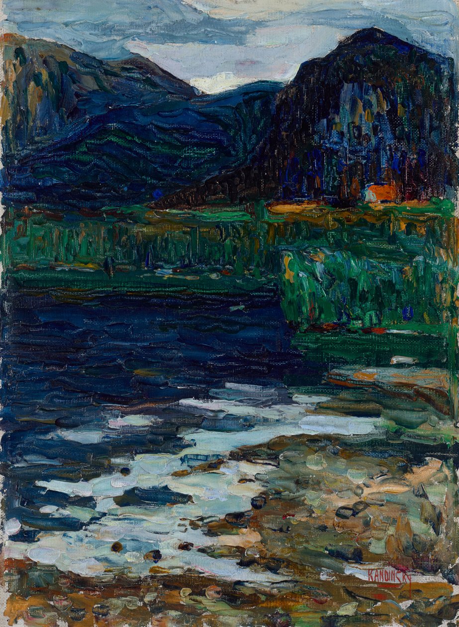 Kochel – Schlehdorf von Wassily Kandinsky