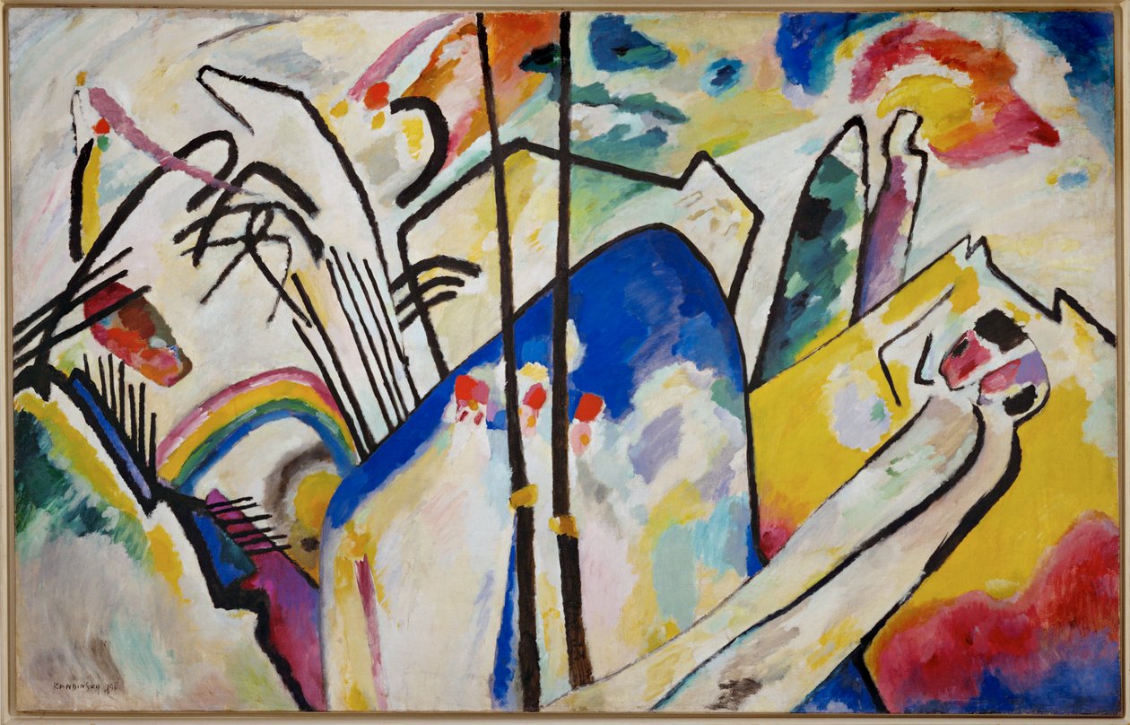 Komposition 4 von Wassily Kandinsky