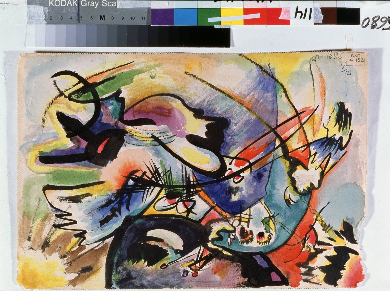 Rot und Schwarz von Wassily Kandinsky