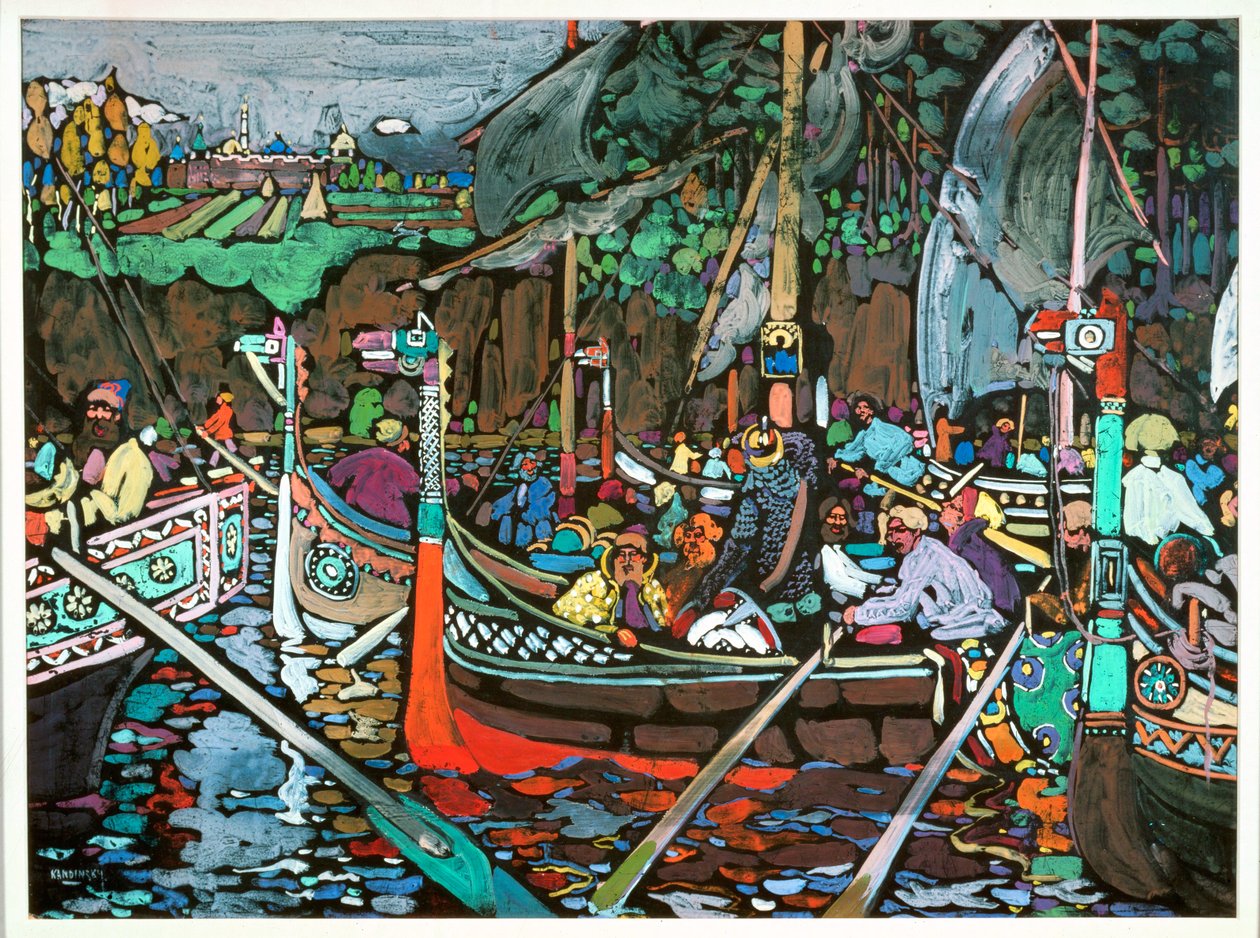Das Lied der Wolga von Wassily Kandinsky
