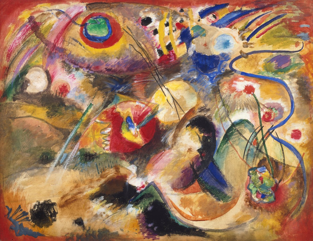 Unbenanntes Bild (Sintflut) von Wassily Kandinsky