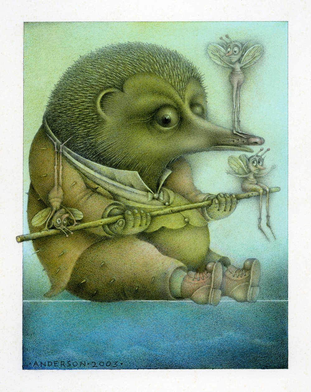 Balancierender Igel und Freunde, 2003 von Wayne Anderson