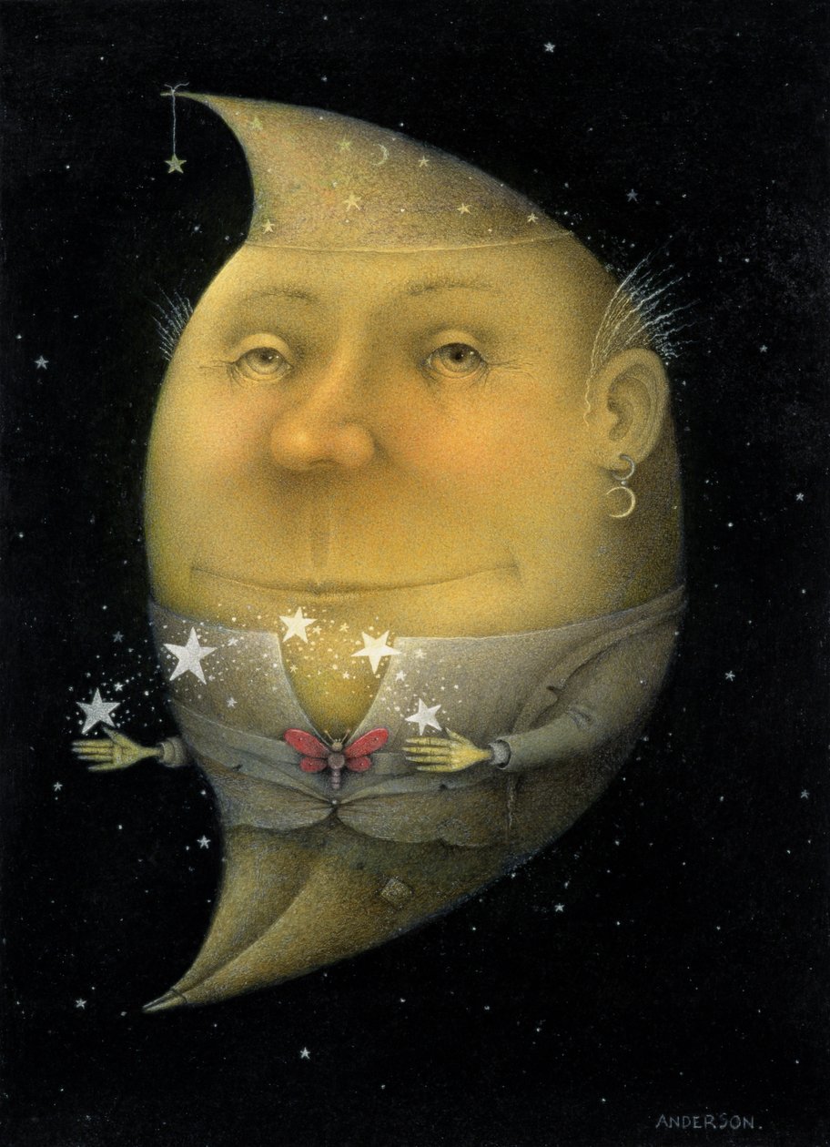 Jonglierender Halbmond von Wayne Anderson