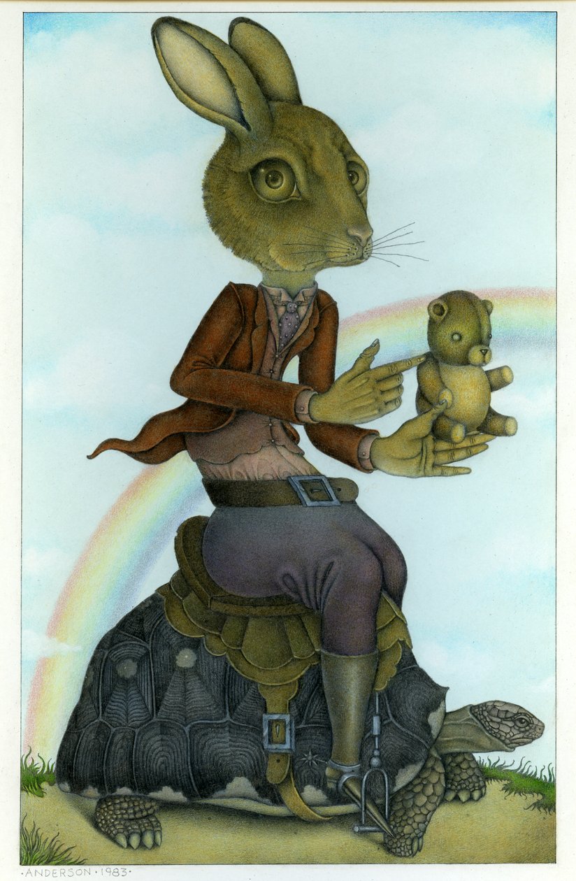 Der Hase und die Schildkröte von Wayne Anderson