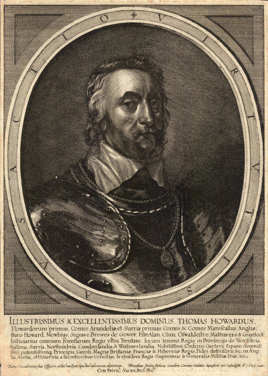 Thomas, Earl of Arundel (Zustand 3) von Wenceslaus Hollar