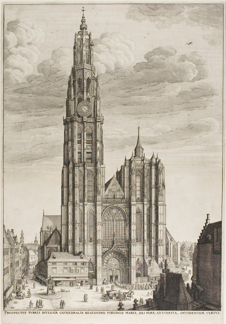 Kathedrale von Antwerpen von Wenceslaus Hollar