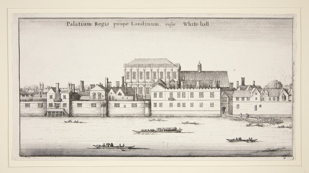 Vier Ansichten von Westminster, Lambeth und Whitehall, aus der Serie London Views von Wenceslaus Hollar