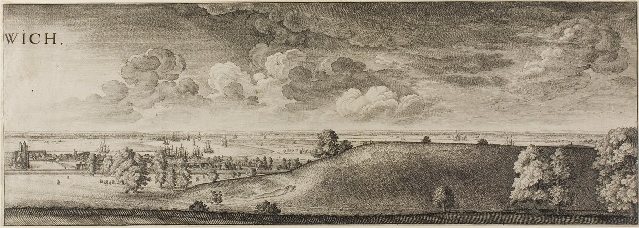 Greenwich von Wenceslaus Hollar