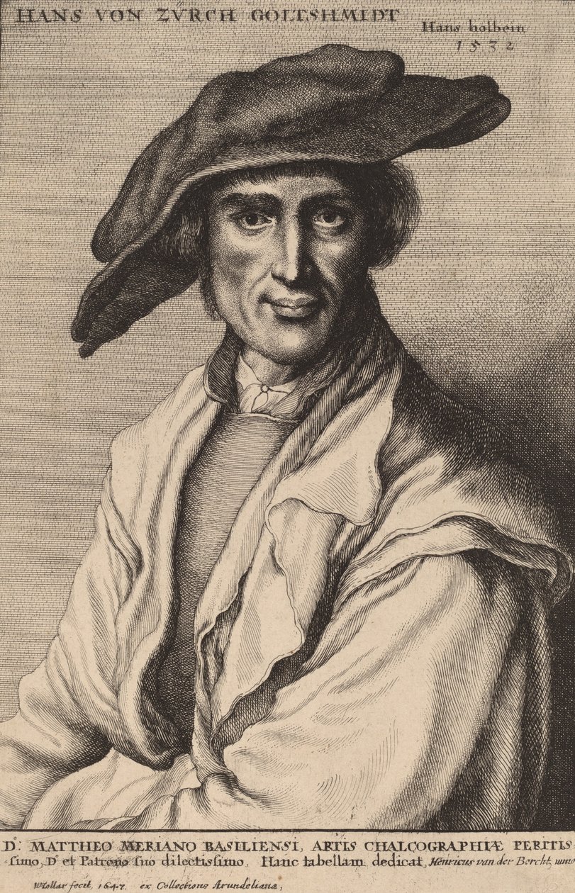 Hans von Zurch, Goldschmied, 1647 von Wenceslaus Hollar