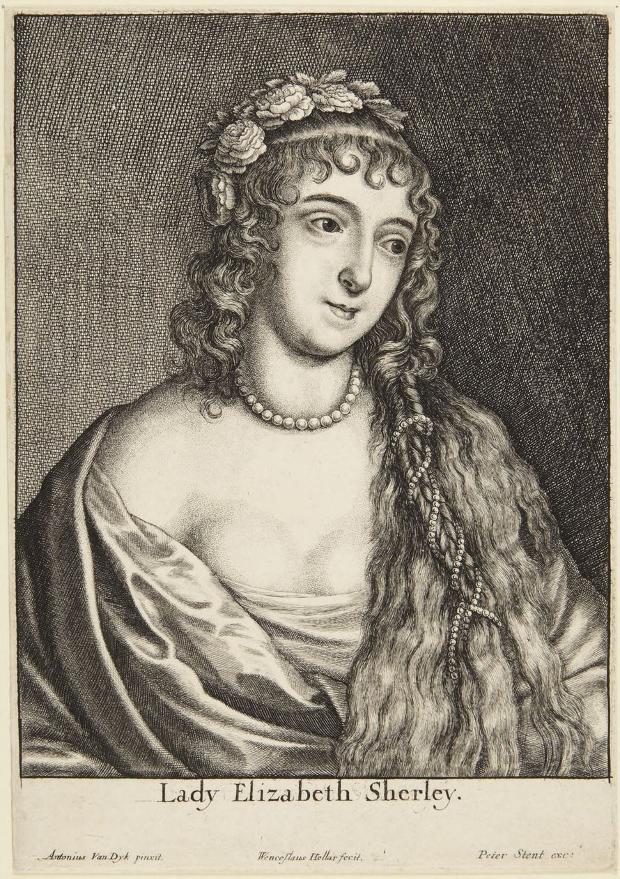 Lady Elizabeth Sherley von Wenceslaus Hollar