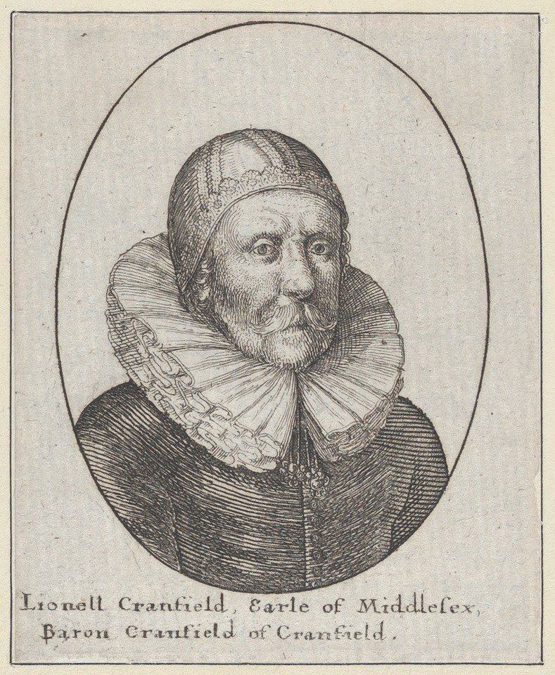 Lionell Cranfield, Earl of Middlesex, Baron Cranfield of Cranfield, 1644 von Wenceslaus Hollar