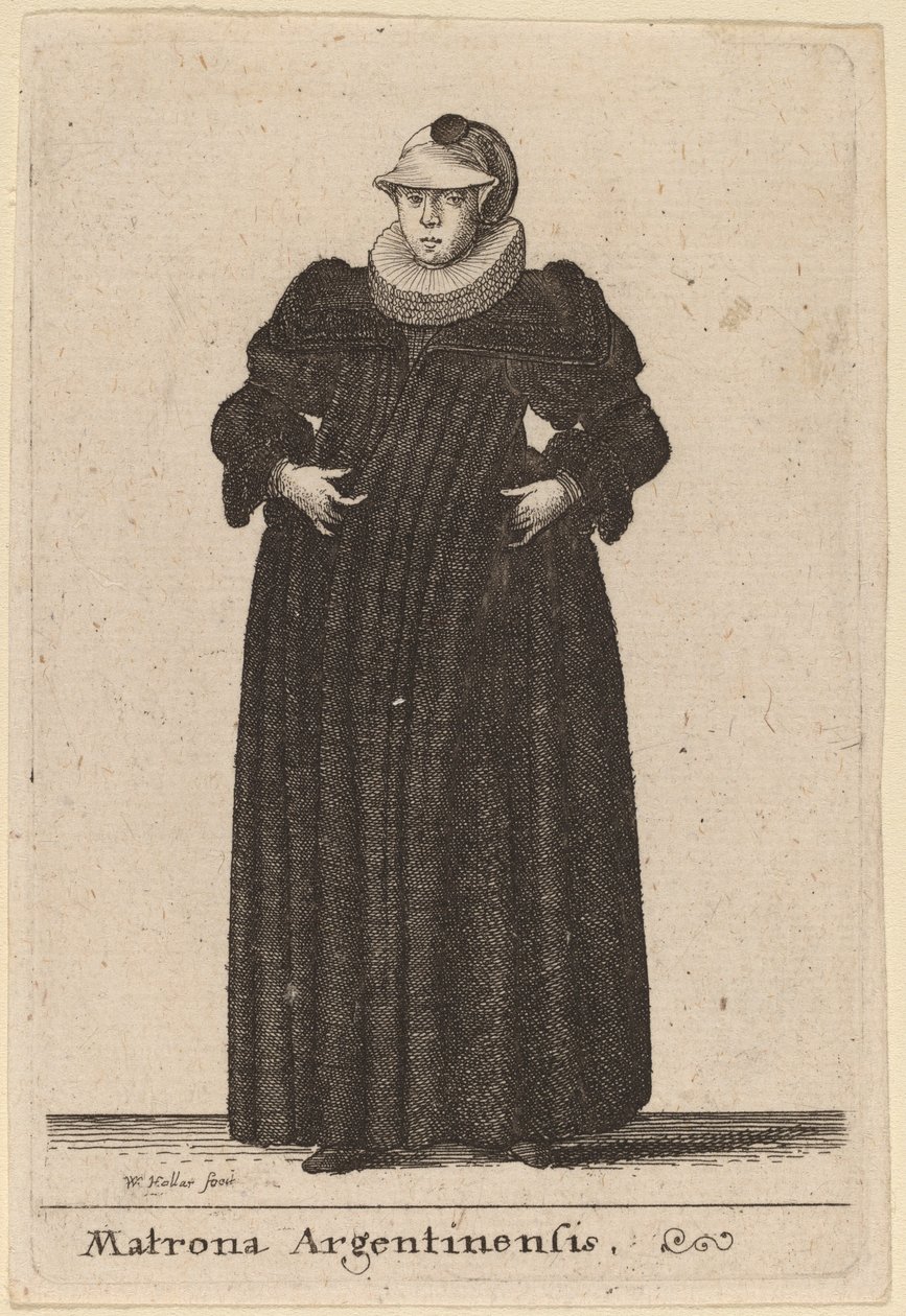 Matrona Argentinensis von Wenceslaus Hollar